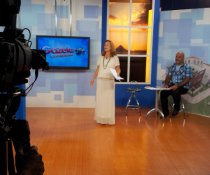 Entrevista com a apresentadora Sandra Freitas, no programa Gazeta Comunidade