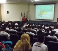 PALESTRA TODOS CONTRA O  BULLYING NO SENAC - 300 ADOLESCENTES CAPACITADOS