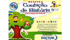 COLORIR MINISTRARÁ OFICINA DE CONTAÇÃO DE HISTÓRIAS NA FACULDADE DOCTUM - VITÓRIA