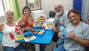 CMEI Reilly Duarte em Pitanga/Serra ADOTA O LIVRO A Turma do Colorir - Projeto FELIS 